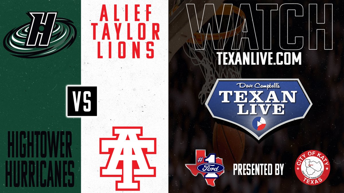 Dave Campbell’s Texan Live - Texanlive.com (@texan_live) on Twitter photo Regional Final Playoffs
🏟️ Wheeler Fieldhouse
🏀 Hightower vs Alief Taylor (Girls)
📅 Friday, February 21st
🎙️ <a href="/emontana21/">Edward Montana</a>
⏰ 6PM Start
📺 bit.ly/3CQYblE
#TXHSGBB #Dctf #TexanLive Regional Final Playoffs
🏟️ Wheeler Fieldhouse
🏀 Hightower vs Alief Taylor (Girls)
📅 Friday, February 21st
🎙️ <a href="/emontana21/">Edward Montana</a>
⏰ 6PM Start
📺 bit.ly/3CQYblE
#TXHSGBB #Dctf #TexanLive