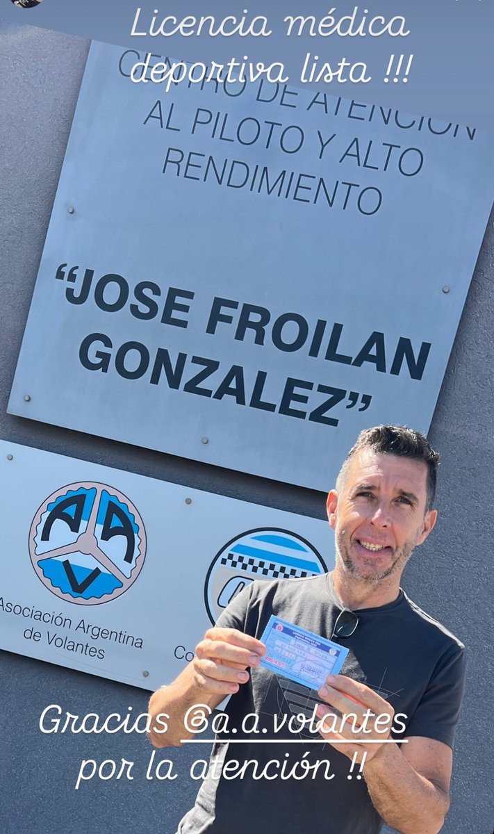 “ Licencia médica deportiva lista “ 

Volverá el Pato ???