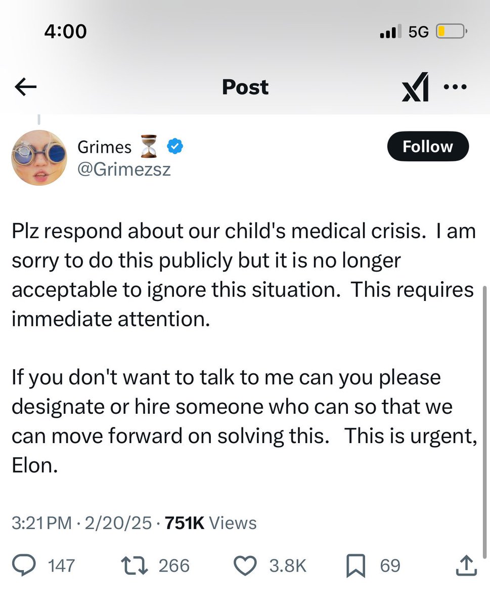jakebrodes's tweet image. Sourced from various threads but is Elon using Twitter backend god mode permissions to hide replies from Grimes about his sick son who needs to see a doctor. If so we are witnessing levels of Big Boss never before seen in human history. This Is How A Pimp Moves Among The Wretched