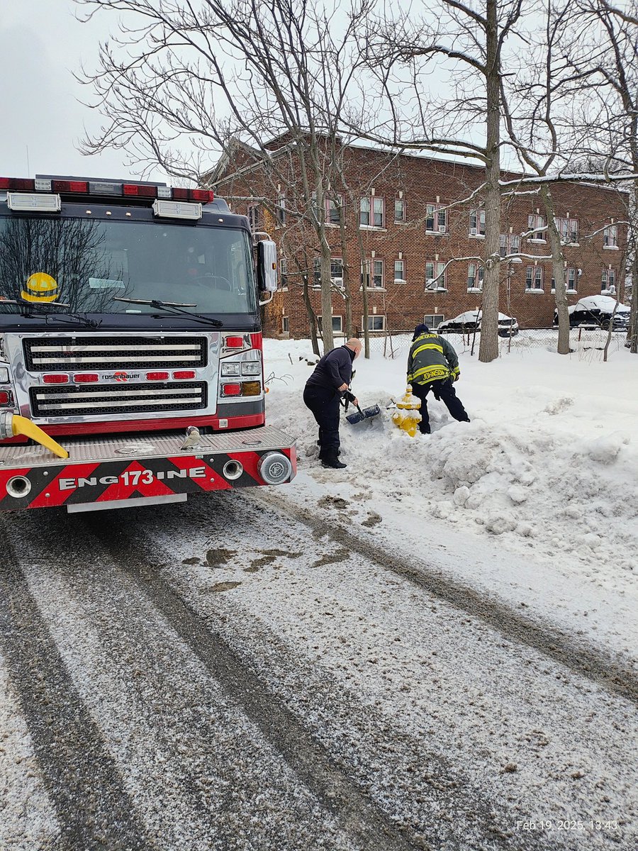 Companies have been busy this week clearing hydrants of snow. Help us help you, adopt a hydrant!