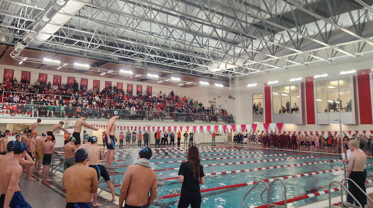 IHSAA Boys Swimming/Diving Sectional 12 underway at West Lafayette. #RDP #IHSAA