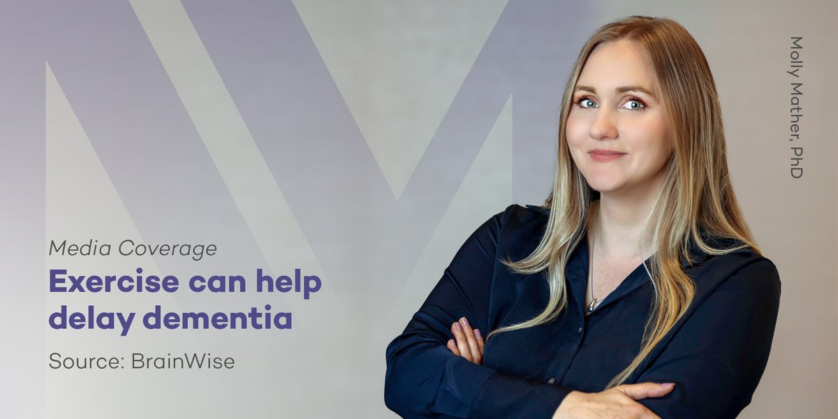 Mesulam Center at Northwestern (@numesulamcenter) on Twitter photo Regular physical activity is one of the best ways to reduce dementia risk. The Mesulam Center's Jane Stocks spoke to <a href="/BrainWiseMedia/">BrainWise | Brain Science for Healthy Living</a> about the benefits of staying active and the correlation between active lifestyles and cognitive function.
Read more: brainwisemedia.com/exercise-can-h… Regular physical activity is one of the best ways to reduce dementia risk. The Mesulam Center's Jane Stocks spoke to <a href="/BrainWiseMedia/">BrainWise | Brain Science for Healthy Living</a> about the benefits of staying active and the correlation between active lifestyles and cognitive function.
Read more: brainwisemedia.com/exercise-can-h…