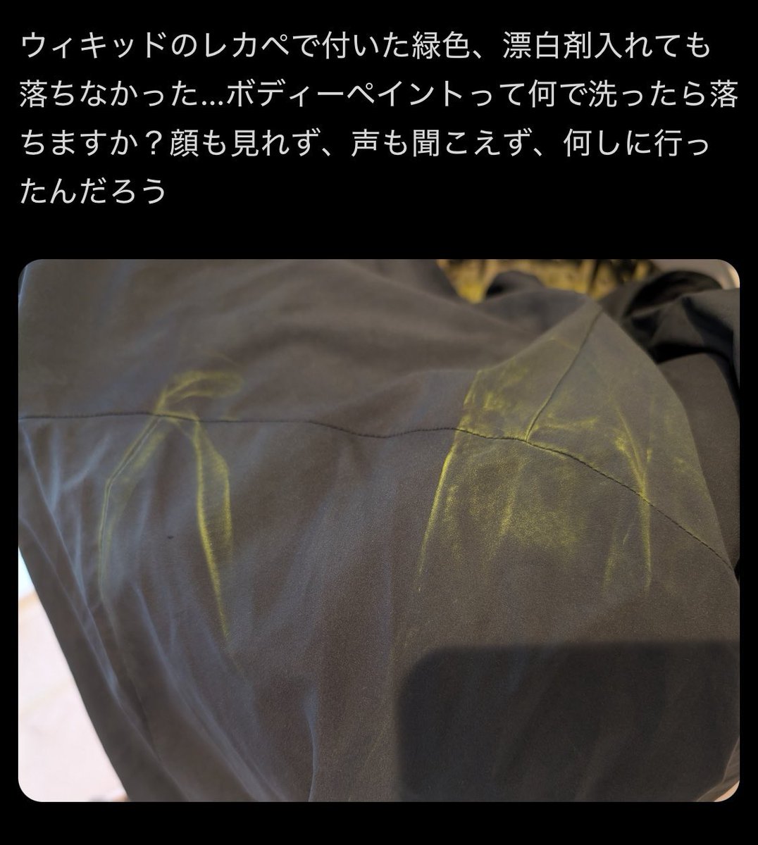 SOCORRO: Fãs japoneses de “Wicked” estão revoltados após uma fã de Ariana Grande ter ido pintada de verde e empurrado todos para tentar ver a atriz, manchando diversas roupas! 🇯🇵

“Já lavei mas a cor não sai da minha roupa de jeito nenhum.”