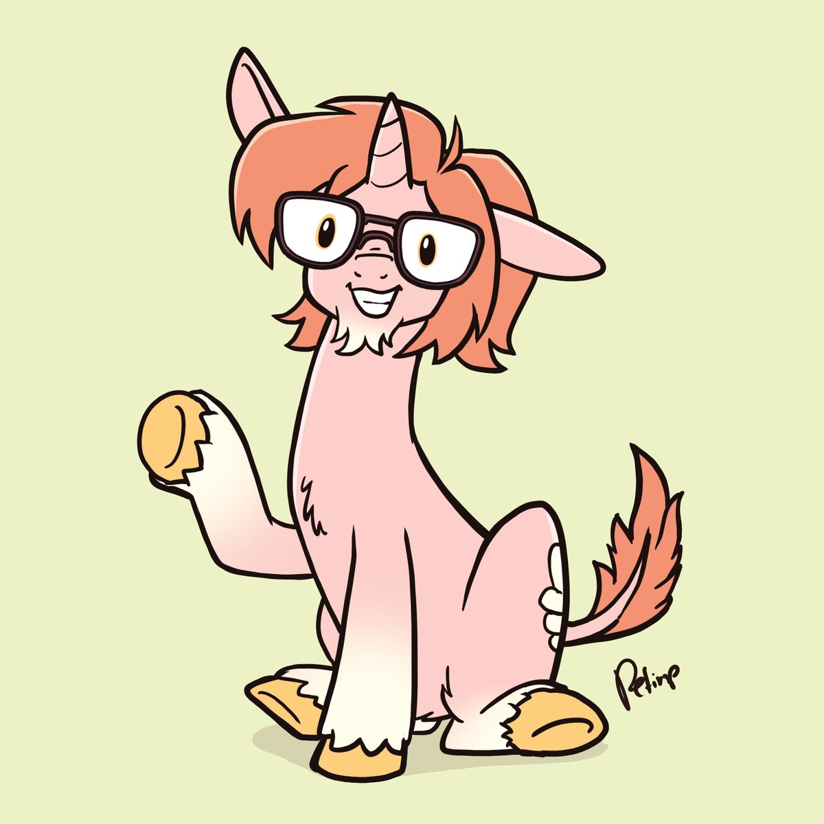 Check out this fun OC commission I did for <a href="/tutt3rs/">sid</a> in today's work stream. I love their ears!