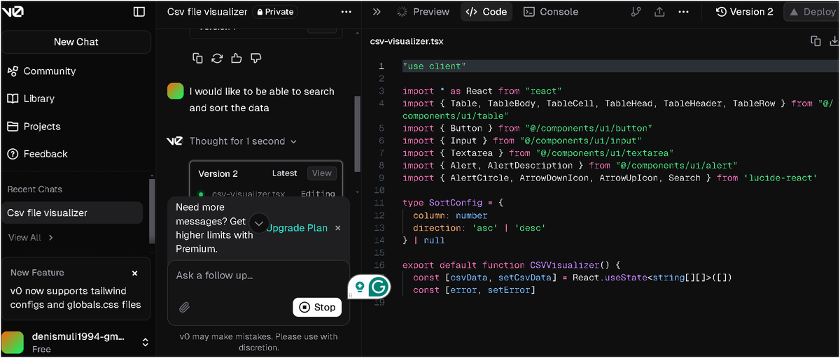 Generative UI- In the pursuit of seamlessly bridging the gap between design and development, several innovative tools have emerged to streamline the process from wireframe to implementation. Check out  websites likev0.dev.#ALX_AiSK