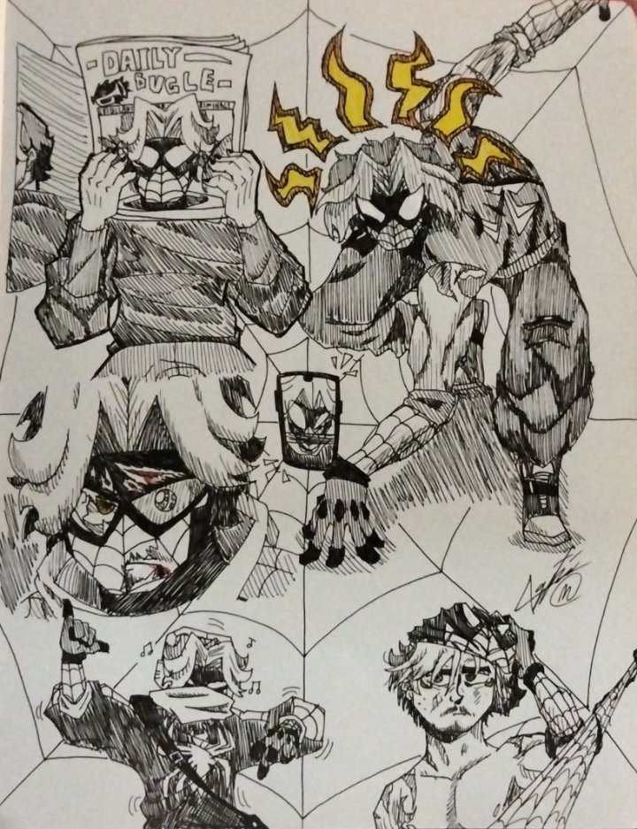 miragus226's tweet photo. VELVET-SLINGER

#spidersona #art #traditionalart #OC #ocart #Spiderman https://t.co/7jpJrUlE3x