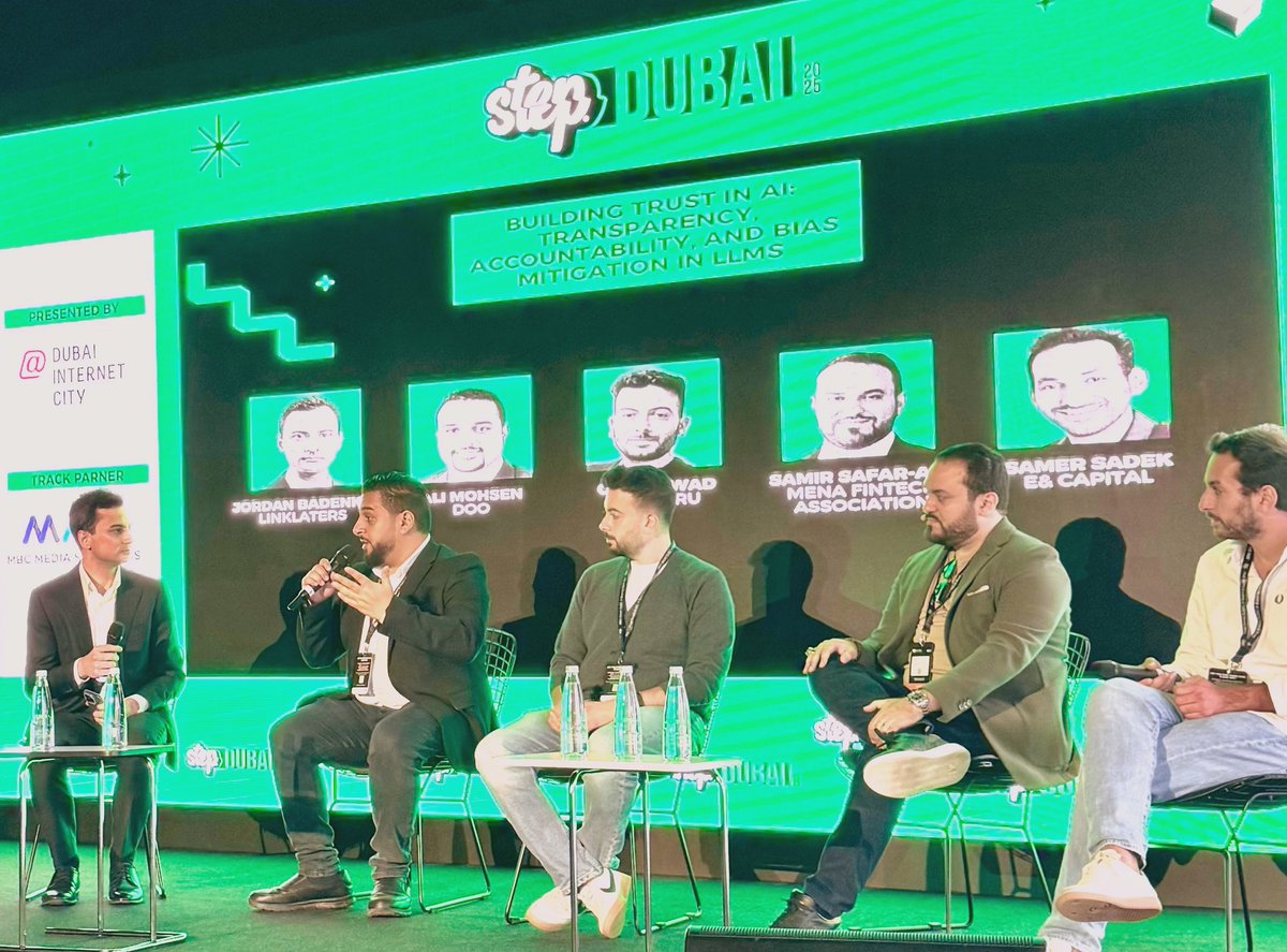 Explainable AI, Ethical AI, and Responsible AI. Had a great time at <a href="/stepconference/">Step</a> discussing Trust in AI and the Future of LLMs.