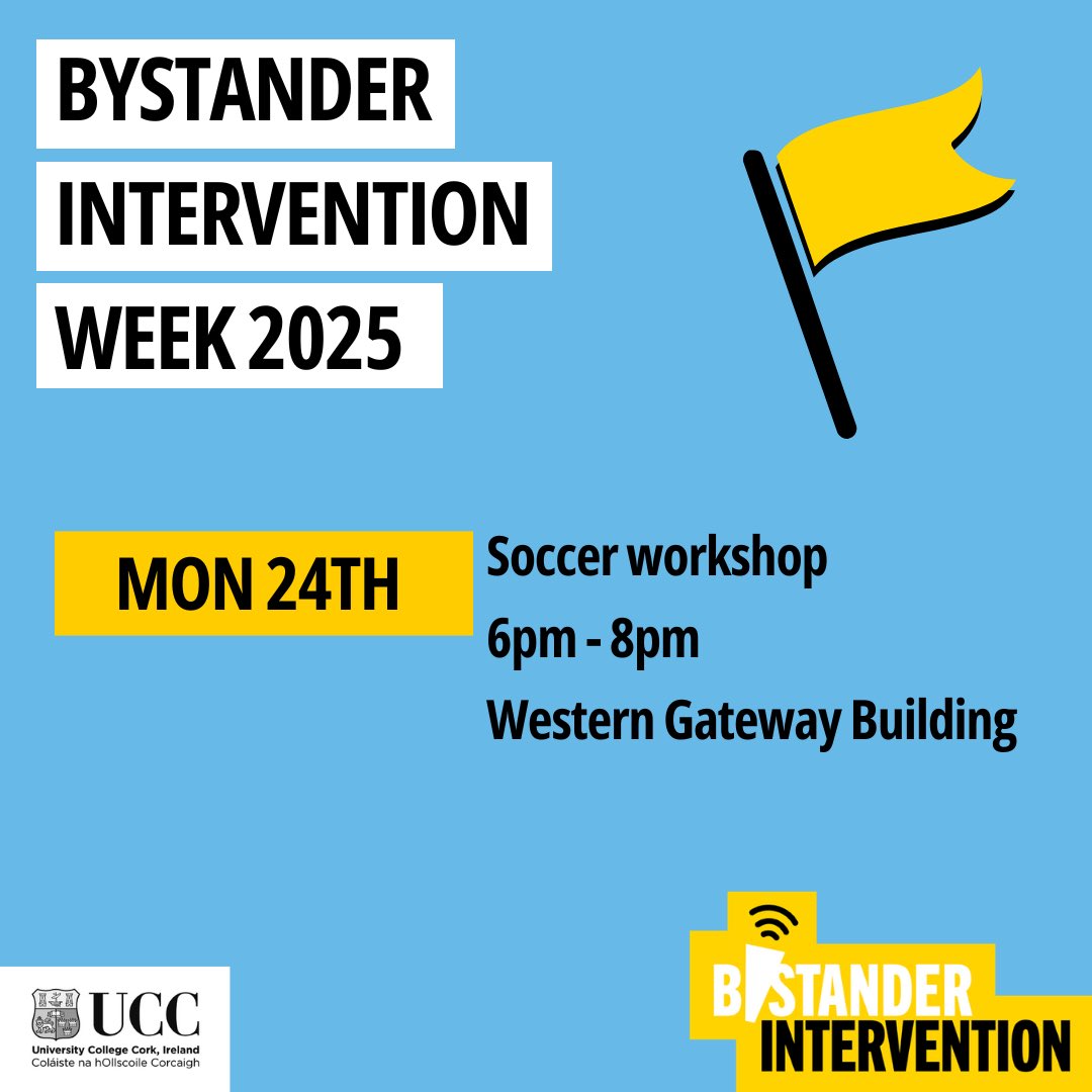 UCC Bystander Intervention tweet media