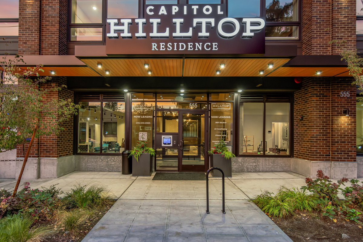 capitolhilltop's tweet photo. Welcome home to Capitol Hilltop —
where your next adventure begins the
moment you walk through the door.

We’re 100% leased, but our waitlist is still open! Check it out on our website: https://t.co/lRFmnPhLgK

 #seattleliving https://t.co/aeXh8kH7FS