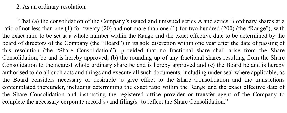 stockballa's tweet photo. Still playing this and added in premarket. 

Split approval filing says up to a year to go thru with the split. I’ll take my chances especially with RDO holders likely still in. $LICN https://t.co/TrIuZ6gnac