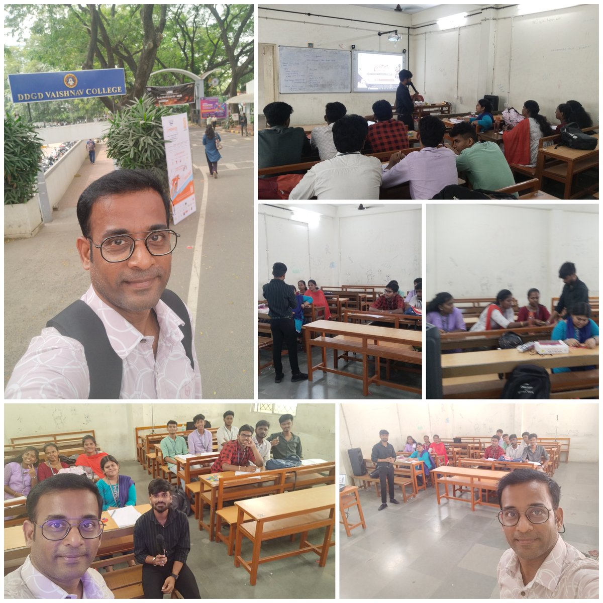 virtualemceerk's tweet image. Day 5 of Event Management Training at DG Vaishnav College! #eventmanagement #chennaiemcees #mcthamizharasankarunakaran #mckarunakaran #mckichu #StrategyAndPlanning #DGVaishnavCollege #LearningByDoing #EventIndustry
