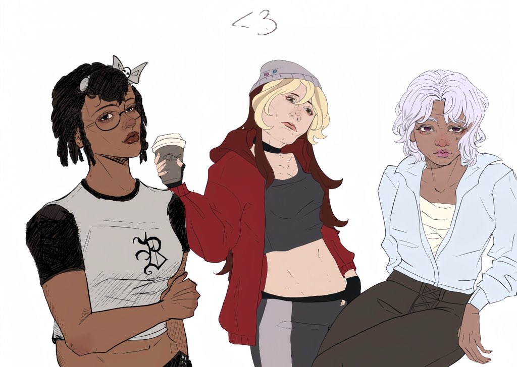 I drew first three! I took more easy ones for this. But I’m planning on draw more OC! I chose another 3 already and I’ll start drawing them tomorrow!

Please share if you like it. OCs by: <a href="/Bunnygal87/">Teen Weeb</a>
<a href="/m00nsaku/">Lola reserva</a>
<a href="/l_mwlu/">Tabby 🍉</a>

#artmoots