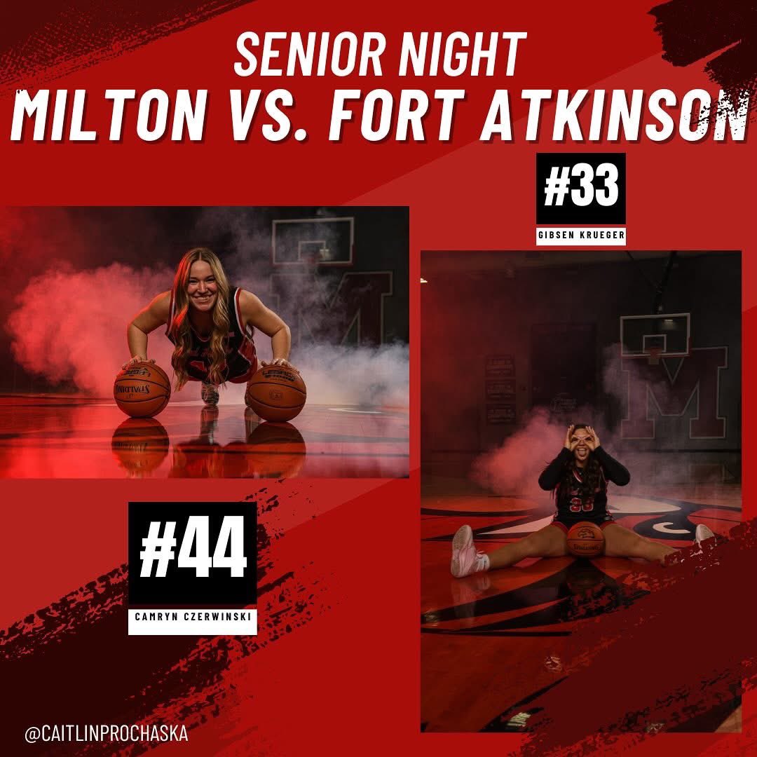 MHS_GBball's tweet photo. Come celebrate these six young ladies at our Senior Game TONIGHT vs Fort Atkinson. Wear pink for the games starting with JV/JV2 at 5:45 pm followed by Varsity at 7:15 pm. Livestream at https://t.co/9jBEkVuK4t Senior celebration following the varsity game in the commons. https://t.co/N0jWatOytc