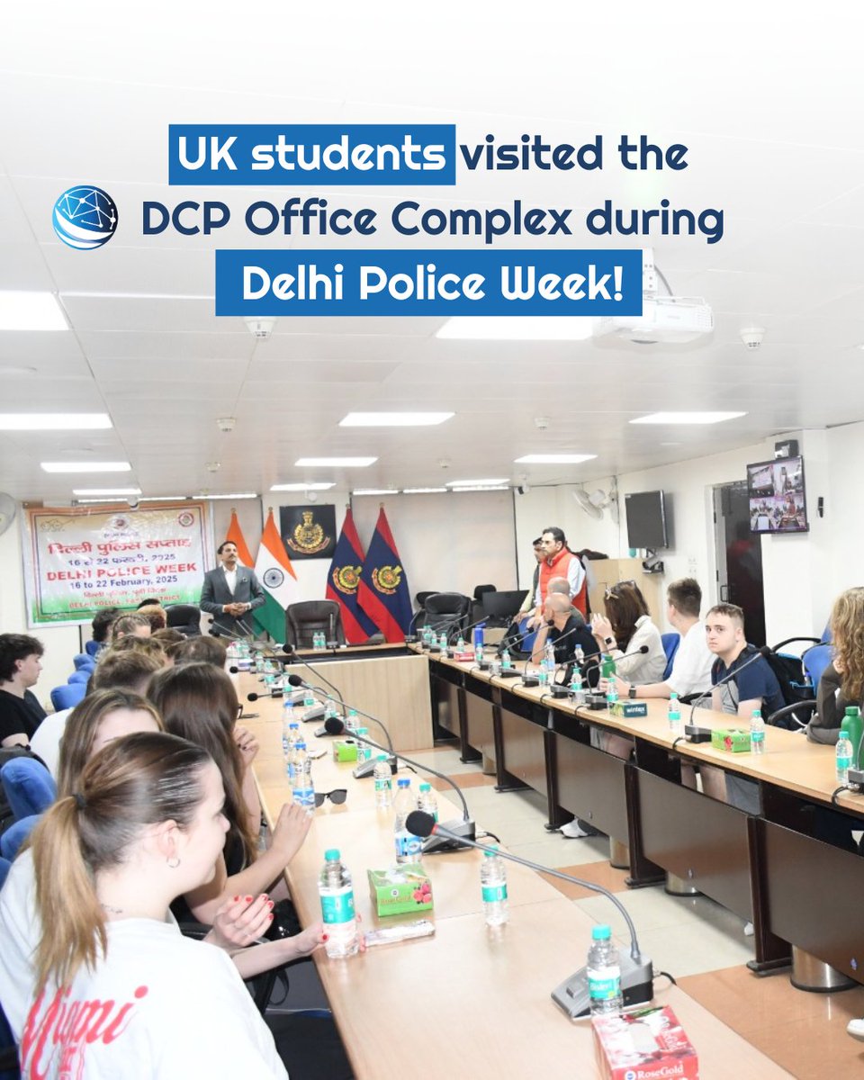 WizTrek's tweet photo. This Delhi Police Week, Delhi Police hosted our UK Student Group at the DCP Office Complex. 

@DCPEastDelhi
@DelhiPolice
@Ravindra_IPS https://t.co/I6wi5LioZL