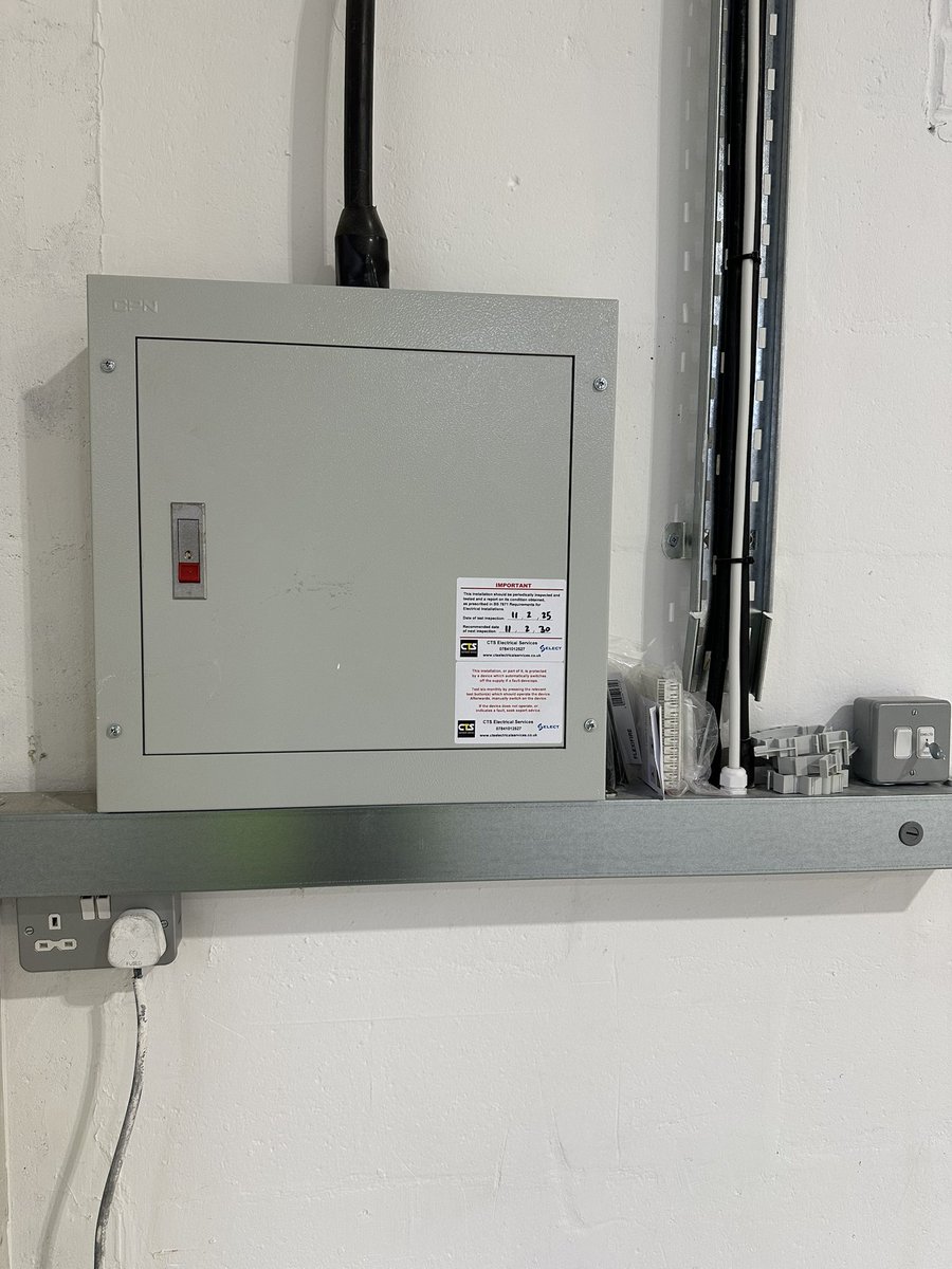 cts_electrical's tweet photo. Some recent works carried out, instagram got hacked so will try this for a change. https://t.co/HjGauaKKRk