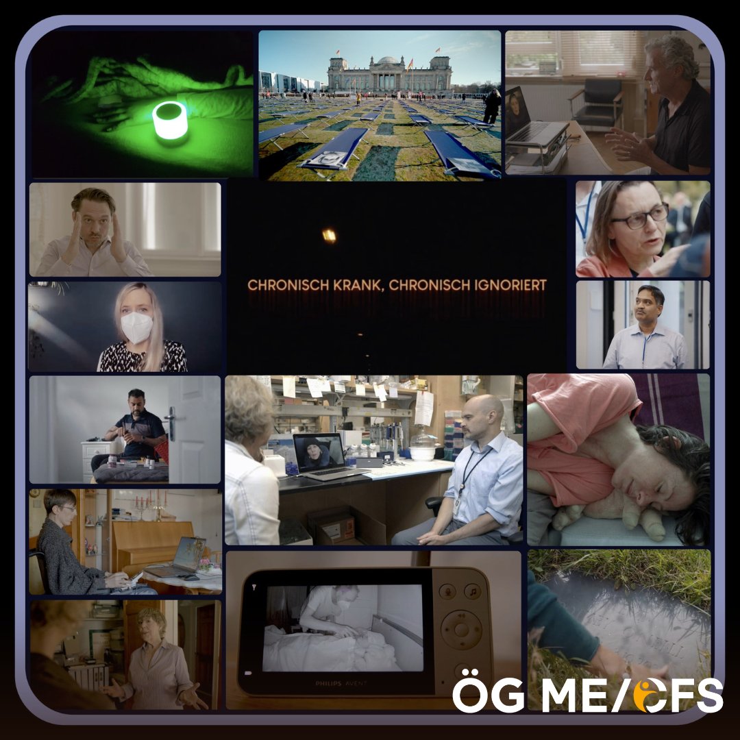 oeg_mecfs's tweet image. 📍Filmempfehlung: “Chronisch krank - Chronisch ignoriert” ab 24.02.2025, 5.00 Uhr in der ARTE-Mediathekund am 25.02.2025, 22.35 Uhr auf ARTE📍

Sibylle Dahrendorf, die selbst schwer an #MECFS, #PoTS, #SFN, #CCI und einer #Fluorchinolon-Vergiftung
erkrankt ist, hat gemeinsam mit