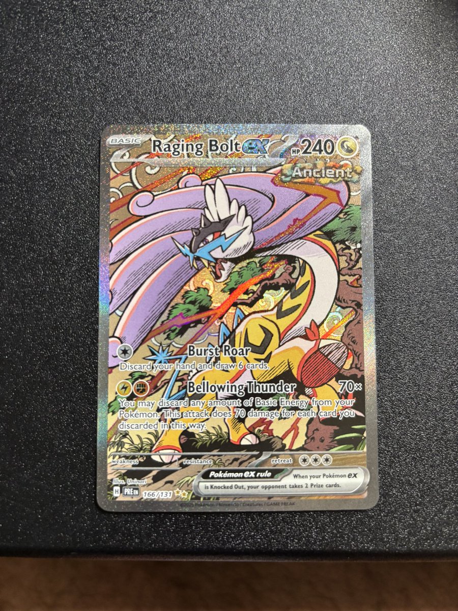 Bought the binder prismatic evolutions box from <a href="/SinodaPop/">SinodaPop</a> while at Genesis X2. Got this nice card here. 😁