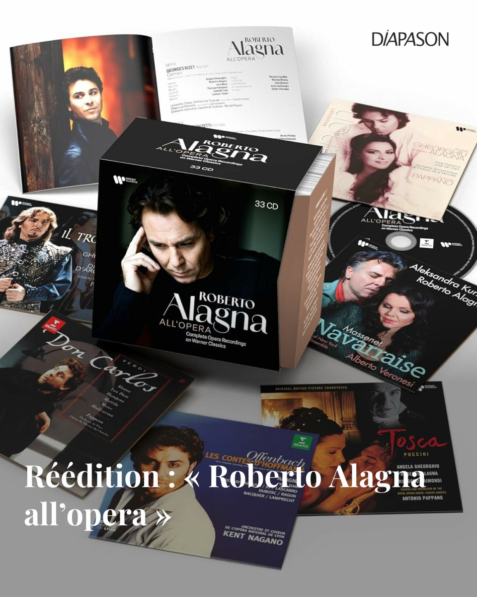 60 ans de talents : revivez l'art lyrique de Roberto Alagna ! 🎶✨ 👉 l.diapasonmag.fr/00