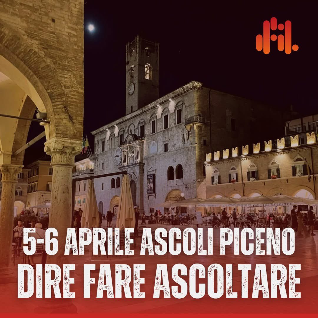 📢 Dire Fare Ascoltare: un festival dedicato a radio e podcast, in programma il 5 e 6 aprile ad Ascoli Piceno! 📅✨
📍 Tutti gli eventi sono gratuiti e aperti al pubblico!
📲 Scopri di più e iscriviti su 👉 direfareascoltare.it

#DireFareAscoltare #Podcast #Radio #Festival