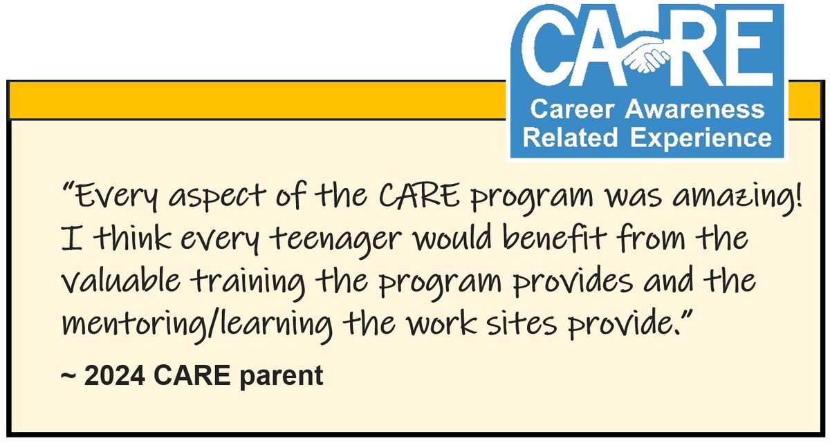 All of last year’s parents who completed a post-program survey recommend that Columbia teenagers take part in the CARE program in the future.

To apply for one or more of CARE’s summer jobs, visit gocomojobs.com/postings/search. Applications will be accepted from January 1 to March 9.