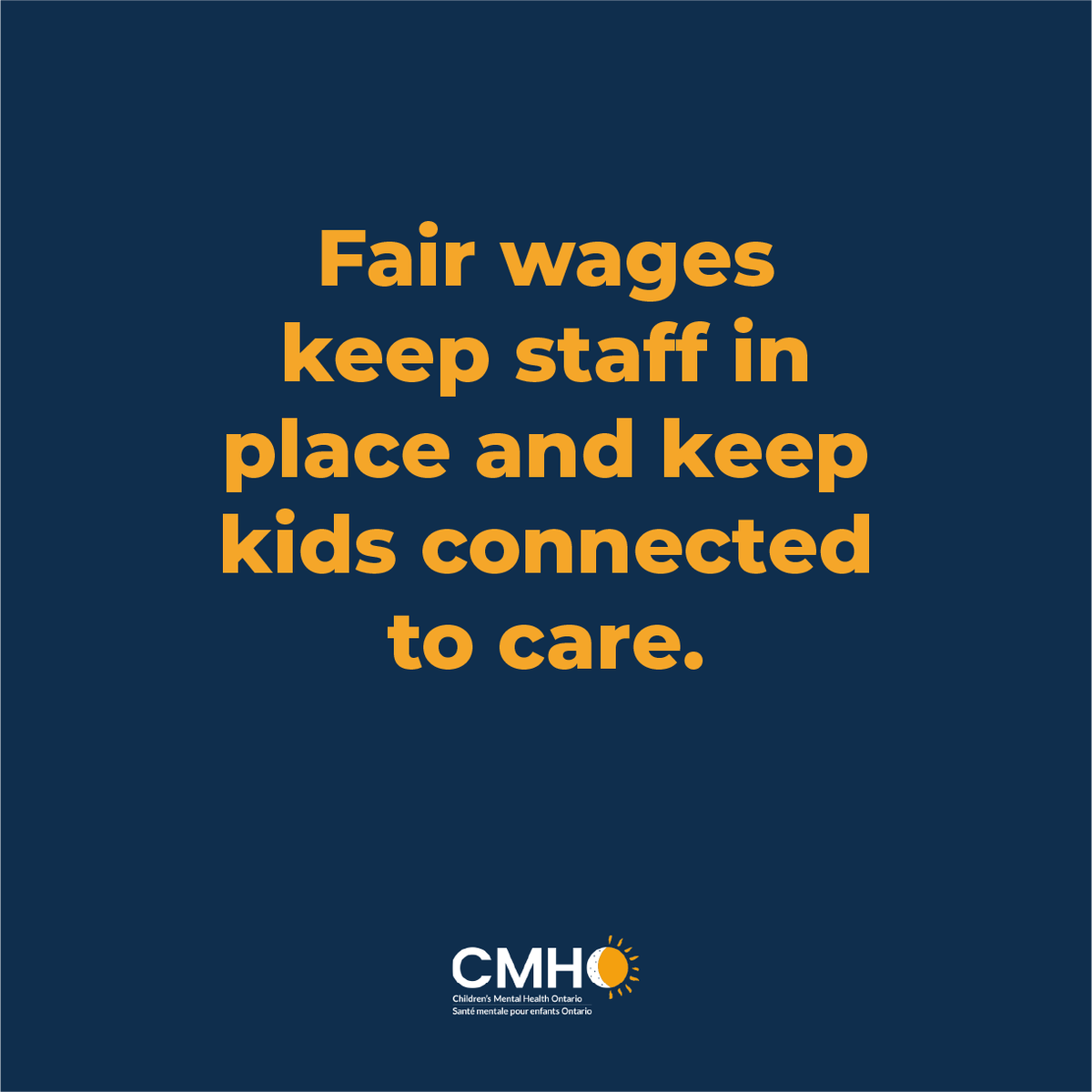 Community child and youth #MentalHealth professionals earn 20–50% less than their counterparts in hospitals and education. Closing this gap strengthens our economy and ensures kids get the care they need. 

Learn more cmho.org/pre-budget-sub… #KidsCantWait #OntarioElection #OnPoli