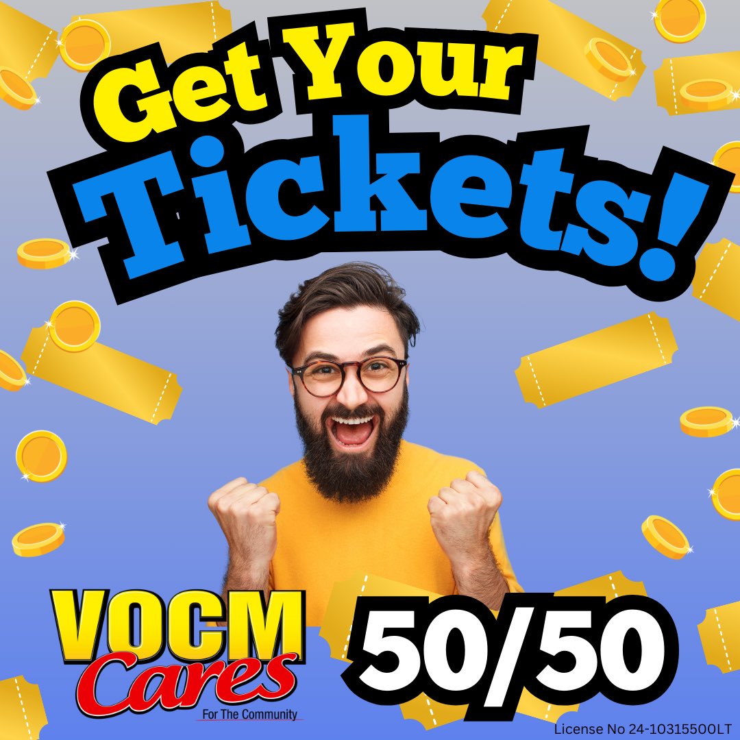 Don’t miss out on the Cares for the Community 50/50 draw! 🎟️Get your tickets today and you can give back to your community while also having the chance to win BIG cash! 🫶
👉rafflebox.ca/raffle/vocmcar…

#VOCMCares #CaresfortheCommunity #helpingothers #localcharities