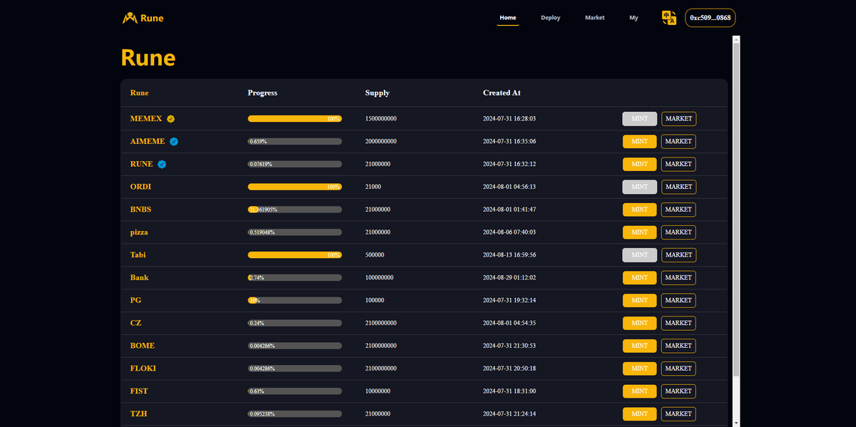 MEMEX SWAP - DEX | MEMEX Inscription | RUNE tweet media