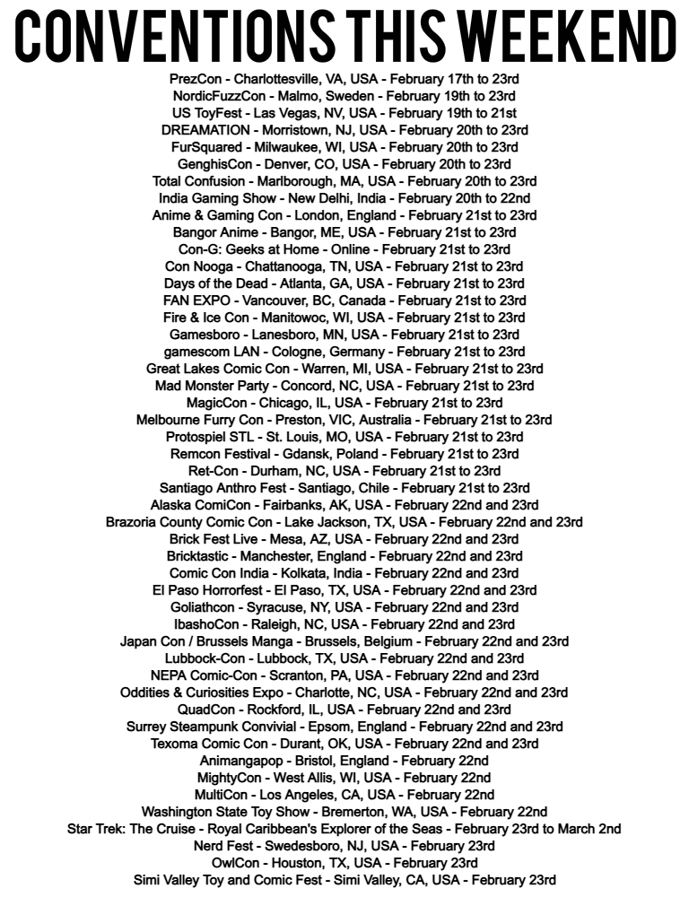 GlobalFanCons's tweet photo. 48 Conventions this weekend in 🇺🇸🇸🇪🇮🇳🏴󠁧󠁢󠁥󠁮󠁧󠁿🌐🇨🇦🇩🇪🇦🇺🇵🇱🇨🇱🇧🇪🚢

What will you be attending? #NFC2025 #ToyFestUS #FurSquared #TotalCon39 #IGS2025 #ConG2025 #FANEXPOVancouver #gamescomLAN #MCCHICAGO #MFC25 #SAFE2025 #AlaskaComiCon2025 #KolkataComicCon #IbashoCon #StarTrekCruise (1/4) ~LM https://t.co/gWvK2ldkMU