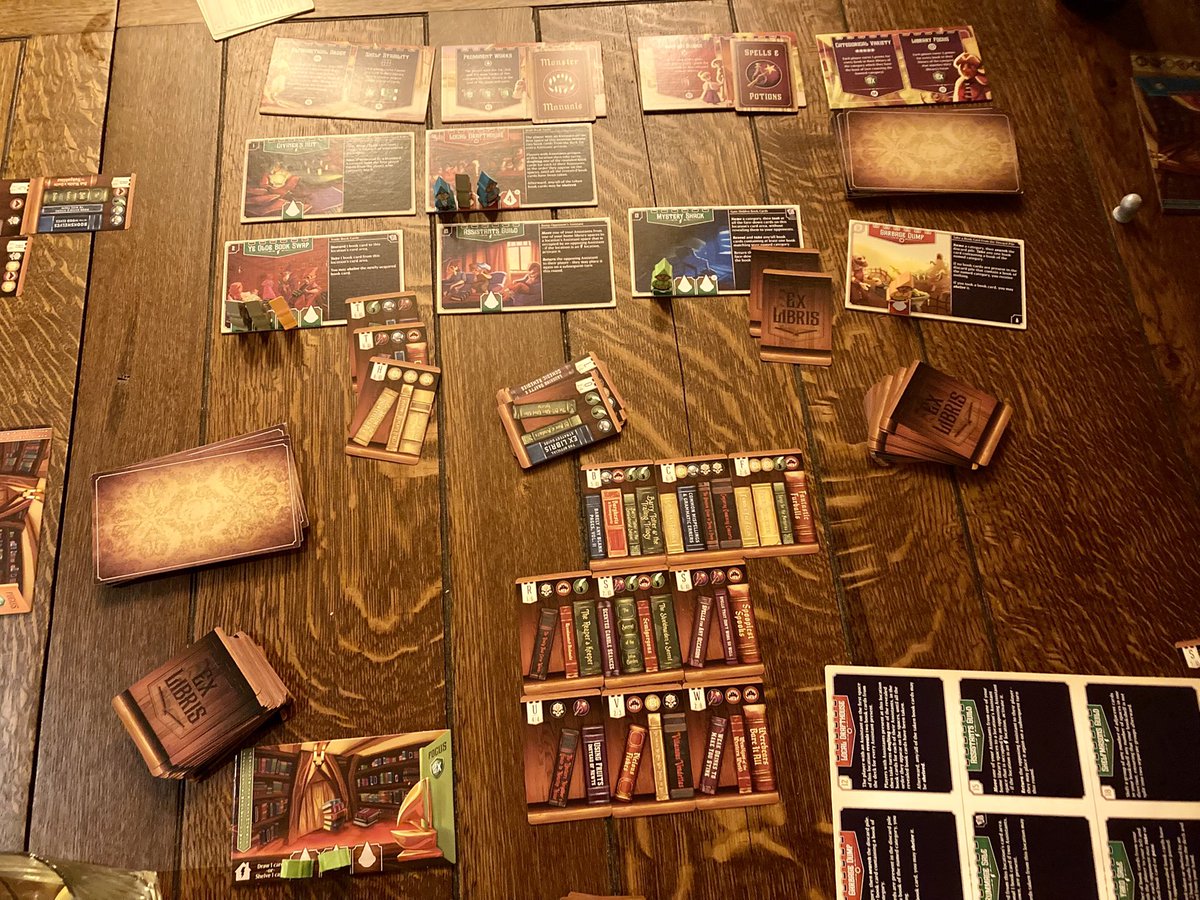 MycroftBrolly's tweet photo. Really enjoyed Board Gaming @TheBedfordPub with the #Balham Board Game group last night. I brought along #ExLibris by @PlayRenegade and #HexEffects by Pillbox Games and had a ball playing them! Highly recommending the group and the games :) https://t.co/Ko7LaFIaBF