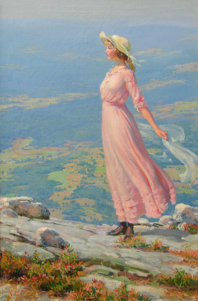 🎨Charles Courtney Curran
 September Breeze (1916)