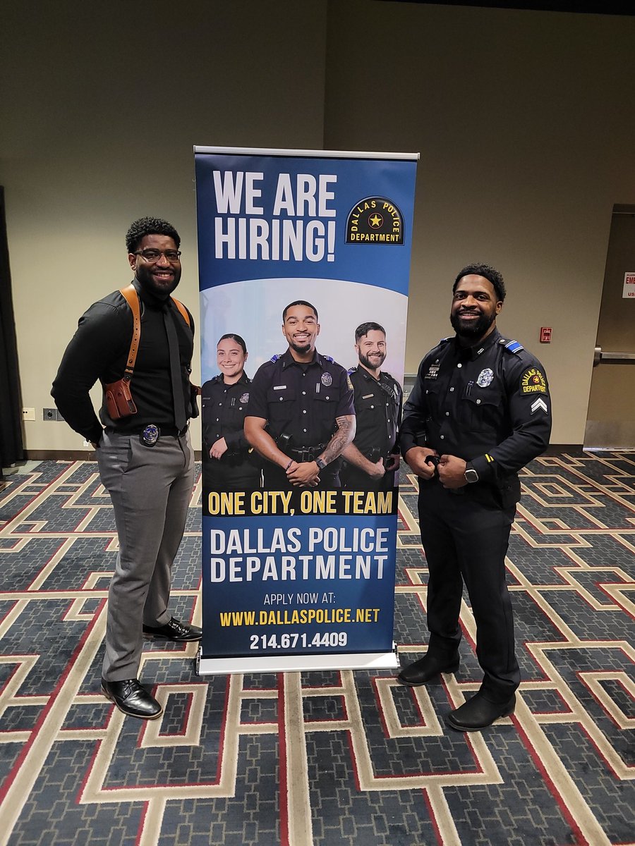 DPDRecruiting's tweet image. The Dallas Police Department Recruiting Unit are attending the 2025 Allstate HBCU Legacy Bowl Career Fair today until 5:00pm at booth 706.

Contact a recruiter today at 214-671-4409 or email dpdrecruiting@dallas.gov.

#wearehiring #joinDPD