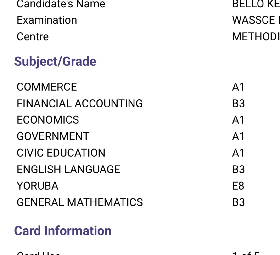 The 2024 GCE results are out! And, we’re so thankful for every sponsor who got our back! Thank you very much. 

Some of the frequency asked questions: “Why would you sponsor youths who didn’t do well in their previous WAEC exams? Don’t you think If they are good, ONCE is enough ?