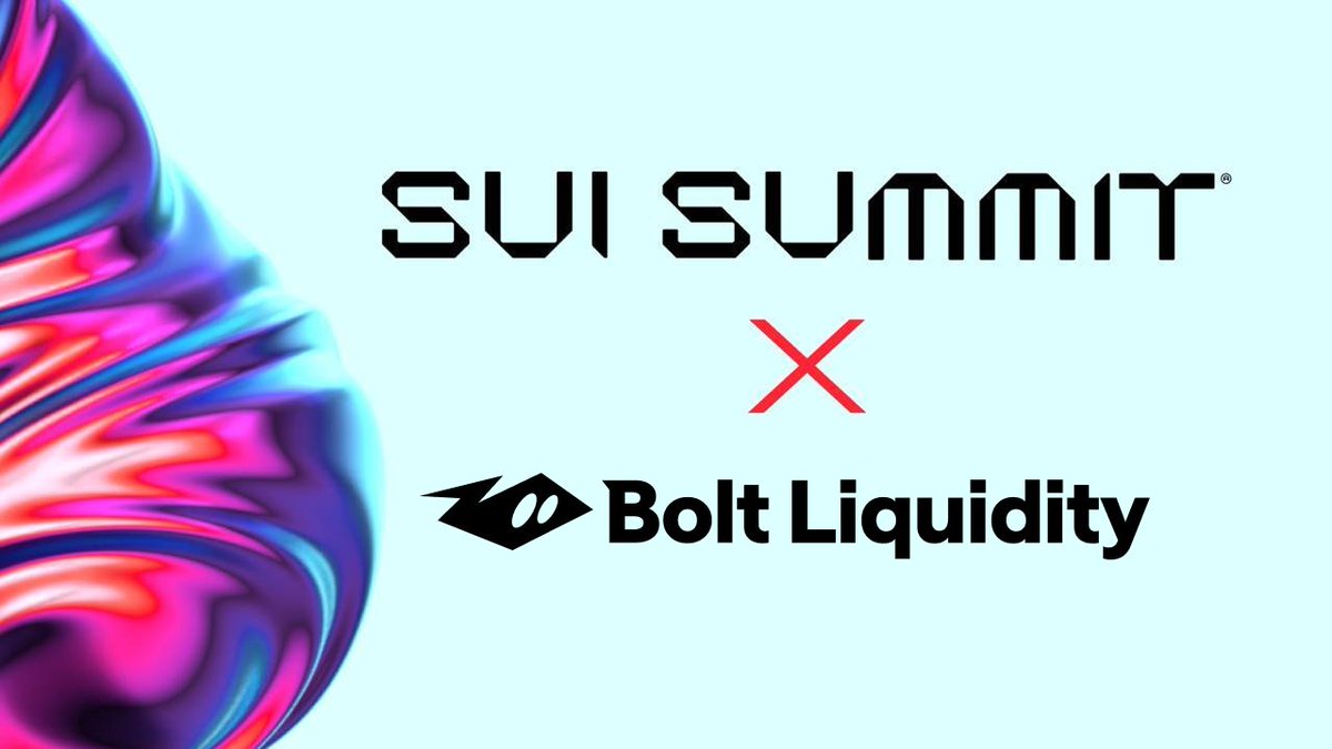 We're happy to announce <a href="/BoltLiquidity/">Bolt Liquidity</a> as a sponsor of Sui Summit.

Bolt, the first on-demand liquidity network for cross-chain trading, delivers ZERO SLIPPAGE, even in low- liquidity environments.

They've chosen <a href="/SuiNetwork/">Sui</a> as their first integration, currently in development.