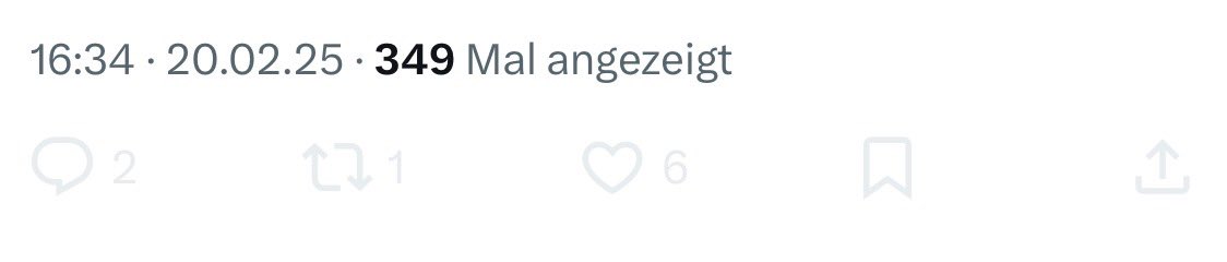 Wie meine Timeline in jedem linken Thread aussieht: