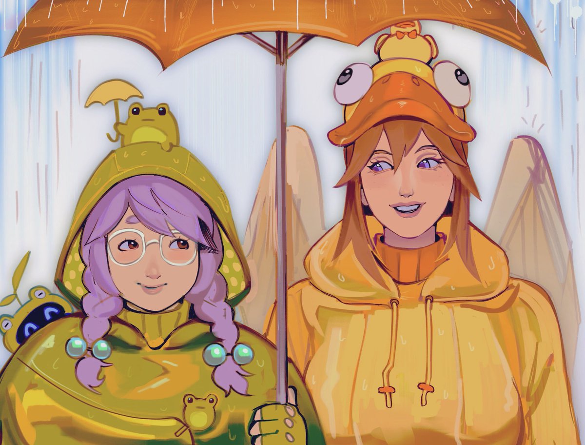 drtxddybear's tweet photo. Rainy Day 🐸🐤 https://t.co/mzcKSX8gP2