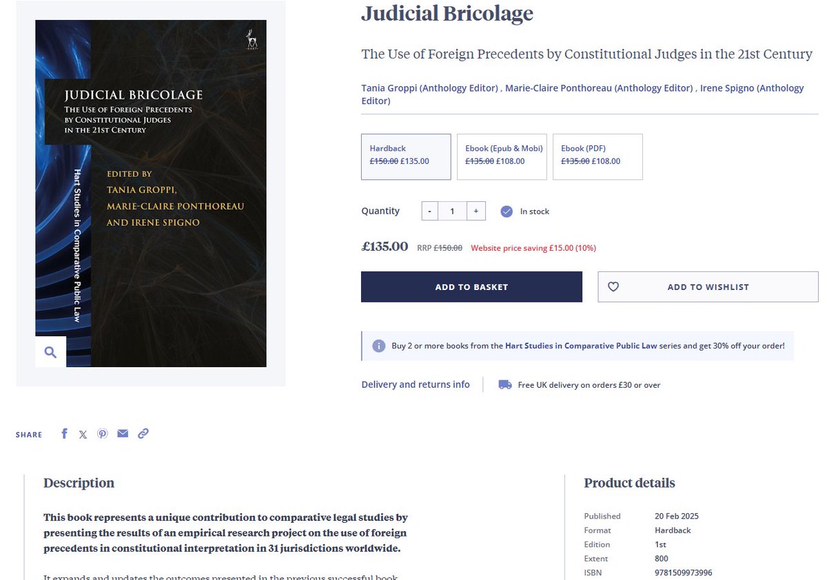 Tania Groppi @taniagroppi.bsky.social (@groppitania) on Twitter photo JUST PUBLISHED! TODAY! 🙂🙂🙂 20 FEBRUARY 2025 🔝🔝🔝 Link here 👉bloomsbury.com/us/judicial-br… <a href="/dipecsiena/">dipec</a> <a href="/unisiena/">Università di Siena</a> <a href="/IreneSpigno/">Irene Spigno</a> <a href="/martinicogi/">Giuseppe Martinico</a> <a href="/iureamicorum/">Gonzalo Ramirez Cleves</a> <a href="/RichardAlbert/">Richard Albert</a> <a href="/ICONnect_blog/">I-CONnect</a> <a href="/IberICONnect/">IberICONnect</a> <a href="/FrancescoBiagi/">Francesco Biagi</a> <a href="/ClementiF/">Francesco Clementi</a> <a href="/franzpalermo/">Francesco Palermo</a> <a href="/RichardAlbert/">Richard Albert</a> <a href="/jAlfonsoHerrera/">Alfonso Herrera</a> <a href="/flavio_qr/">Flavio Quezada</a> JUST PUBLISHED! TODAY! 🙂🙂🙂 20 FEBRUARY 2025 🔝🔝🔝 Link here 👉bloomsbury.com/us/judicial-br… <a href="/dipecsiena/">dipec</a> <a href="/unisiena/">Università di Siena</a> <a href="/IreneSpigno/">Irene Spigno</a> <a href="/martinicogi/">Giuseppe Martinico</a> <a href="/iureamicorum/">Gonzalo Ramirez Cleves</a> <a href="/RichardAlbert/">Richard Albert</a> <a href="/ICONnect_blog/">I-CONnect</a> <a href="/IberICONnect/">IberICONnect</a> <a href="/FrancescoBiagi/">Francesco Biagi</a> <a href="/ClementiF/">Francesco Clementi</a> <a href="/franzpalermo/">Francesco Palermo</a> <a href="/RichardAlbert/">Richard Albert</a> <a href="/jAlfonsoHerrera/">Alfonso Herrera</a> <a href="/flavio_qr/">Flavio Quezada</a>
