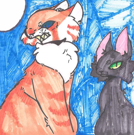 libraryMHMS's tweet photo. "I don't care what y'all say, I despise Ashur. He possessed Bramblestar and I'm not taking this. Y'all should read tbh. Its a great book. #catbooks" #studentproject #warriorcats #Bookstagram #studentwork #greatexample #readmorebooks #studentfavoriteseries https://t.co/5Wt3xi4mIC