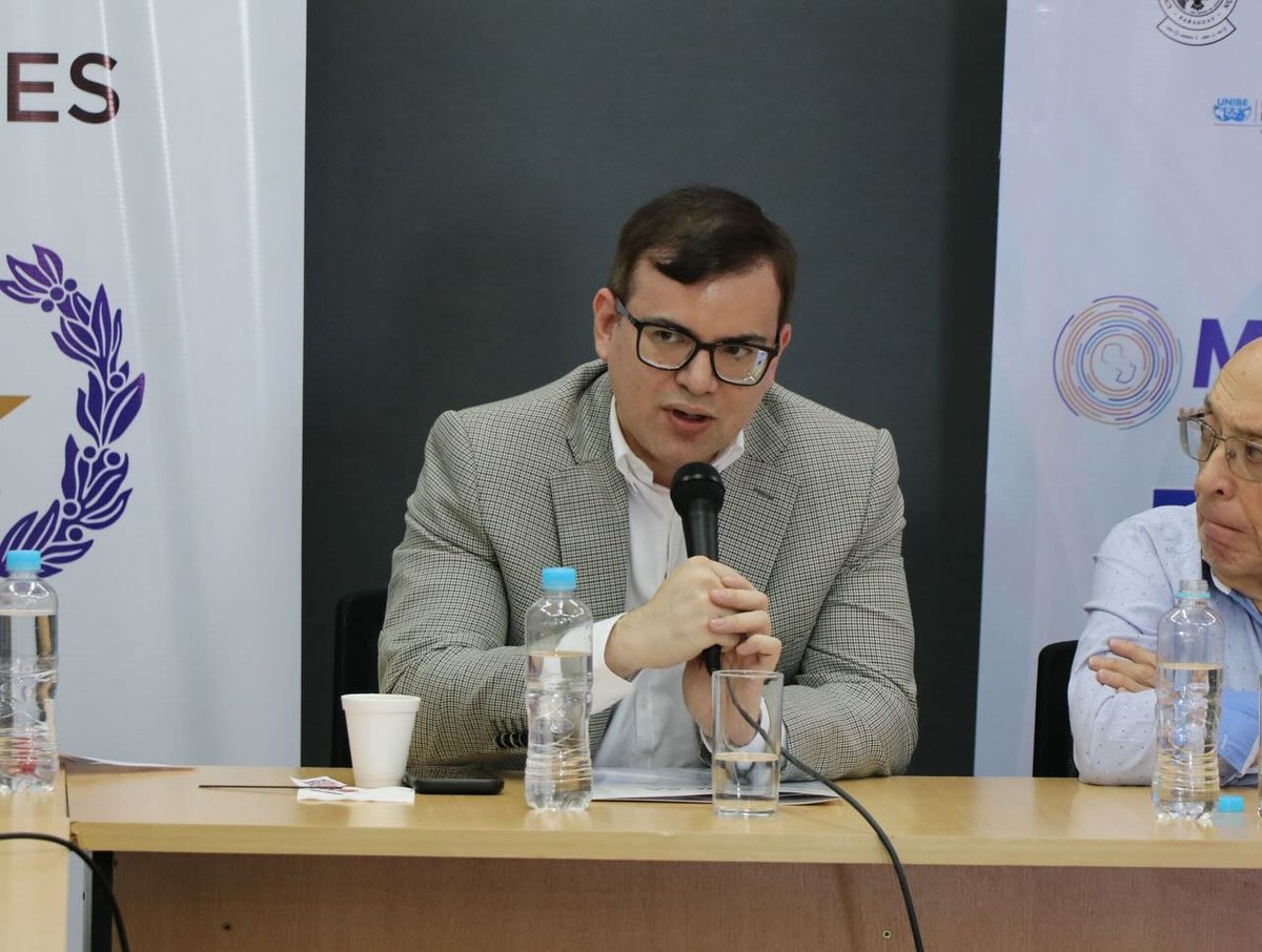 ANEAES_Paraguay's tweet image. El Dr. @jose_duartep , presidente de la ANEAES, participó de la mesa de diálogo trimestral del Proyecto Modernización en la Educación Superior - #MODESPAR.