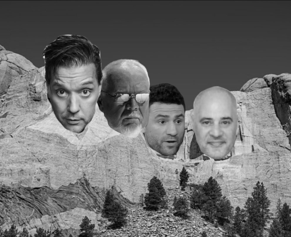 scottcomrie's tweet image. Mount Rushmore of Canadian Hockey Broadcasters