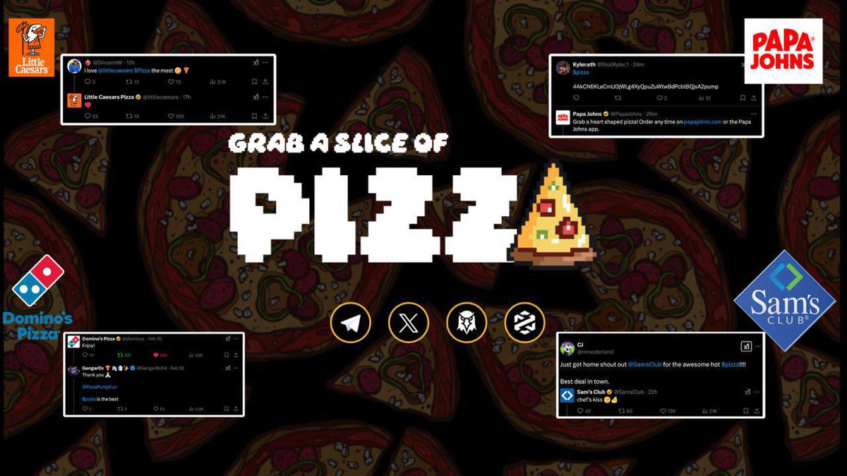 UziCryptoo's tweet image. $PIZZA is the runner
Everybody knows
ATH: 4M
Its for everyone, make solana great again.
The narrative is simple, its just a f*cking PIZZA 🍕🍕🍕🍕🍕