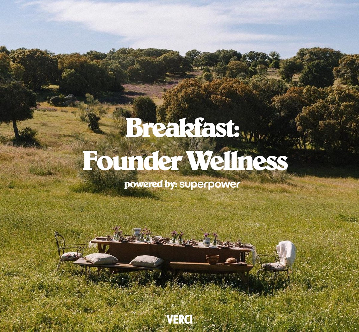 we're hosting a breakfast / fireside event with <a href="/superpower/">Superpower</a> tmrw at <a href="/vercinyc/">Verci</a>

we'll have a full spread including: granola and yogurt with deviled eggs, filo tarts, smørrebrød, beetroot with tarragon, avocado with turmeric, and cabbage with caraway, any tons more...

comment or