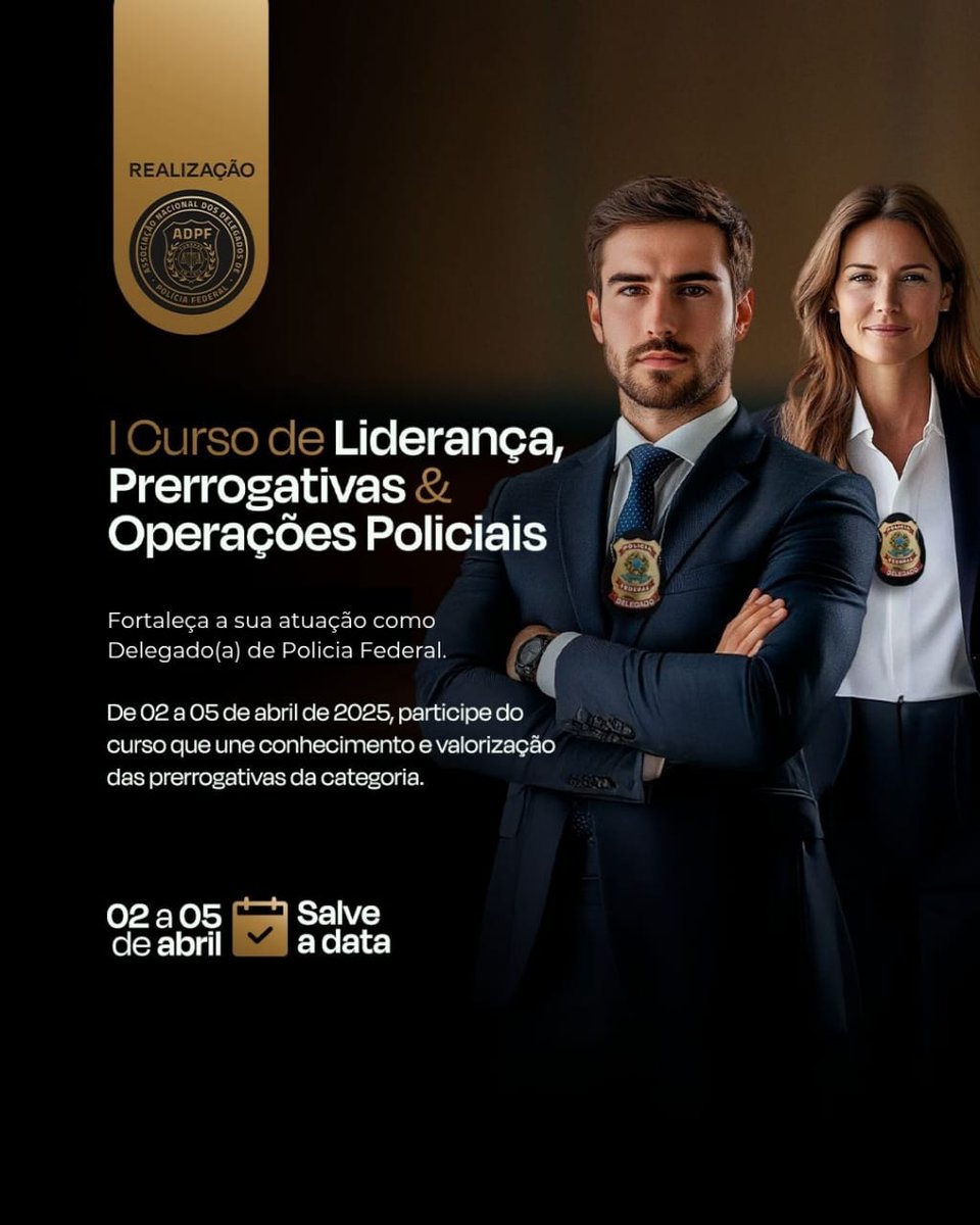 O Curso de Liderança, Prerrogativas &amp; Operações Policiais está chegando!

Se você é Delegado de Polícia Federal e quer aprimorar sua atuação, fortalecer suas prerrogativas e trocar experiências com colegas da área, essa é a sua chance!
