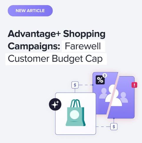 MadgicxAi's tweet photo. Have you heard? Meta's made an update to Advantage+ Shopping Campaigns. Here’s what you need to know before continuing with your campaigns 👇
https://t.co/Yk1rWYUdXe…
#ad #budgetcap https://t.co/xOvezJtskx