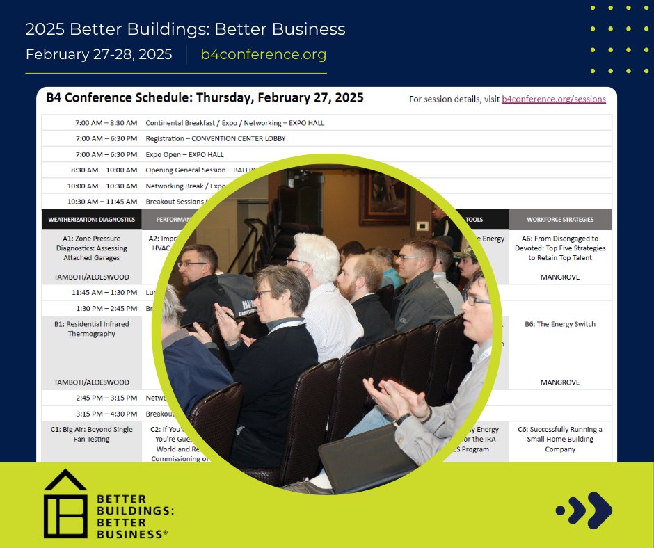 Better Buildings: Better Business (B4) Conference tweet media