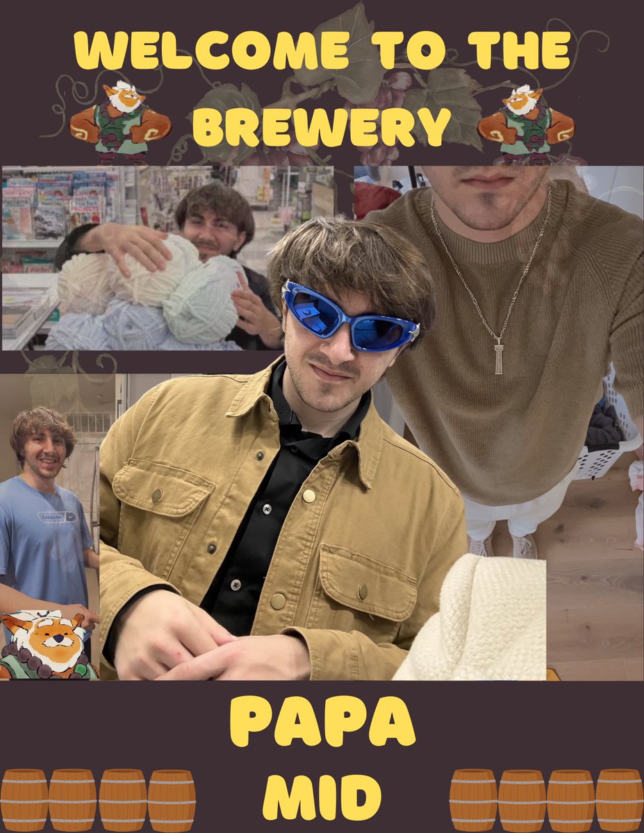 🔥🍺WELCOME TO THE BREWERY 🍺🔥  

After a calf injury left him ineligible for 2024 WBOY (White Boy Of the Year), he's back to prove himself in the grueling NACL OQ bracket. Welcome Kobuko's Brewery Mid Laner PAPA!🏆💥

#BrewedForVictory  #NACLOQ #DistilledFromADifferentGrain