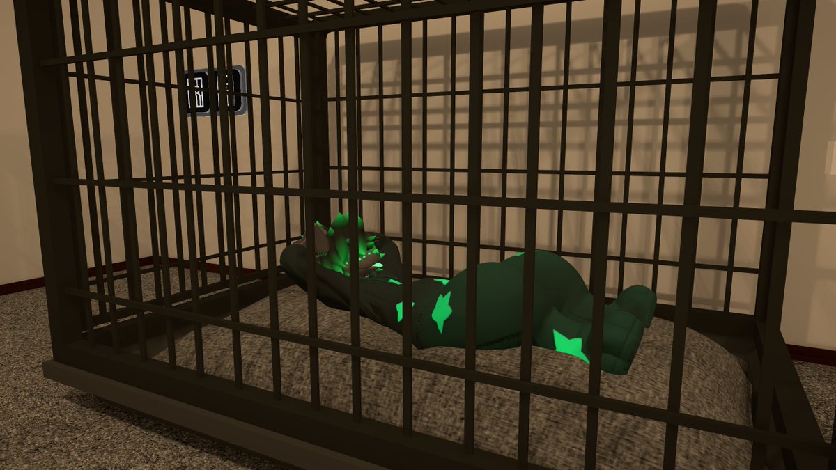 Who put me in a cage..? :[
