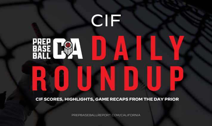 PREP BASEBALL CALIFORNIA (@prepbaseballca) on Twitter photo ๐๐๐
๐๐๐ข๐ฅ๐ฒ ๐๐จ๐ฎ๐ง๐๐ฎ๐ฉ: ๐
๐๐๐ซ๐ฎ๐๐ซ๐ฒ ๐๐๐ญ๐ก ๐ฐ
+ Scores and highlights from yesterday's action.
+ <a href="/wrbaseball/">West Ranch Baseball</a> takes down No. 17 Oaks Christian.
+ <a href="/_diegodeluna_/">Diego Deluna</a> tossed four innings with 8 K, and no runs or hits in <a href="/PHSPIRATESBASE/">Pittsburg HS Pirates Baseball</a>'s win.
๐ ๐๐๐
๐๐๐ข๐ฅ๐ฒ ๐๐จ๐ฎ๐ง๐๐ฎ๐ฉ: ๐
๐๐๐ซ๐ฎ๐๐ซ๐ฒ ๐๐๐ญ๐ก ๐ฐ
+ Scores and highlights from yesterday's action.
+ <a href="/wrbaseball/">West Ranch Baseball</a> takes down No. 17 Oaks Christian.
+ <a href="/_diegodeluna_/">Diego Deluna</a> tossed four innings with 8 K, and no runs or hits in <a href="/PHSPIRATESBASE/">Pittsburg HS Pirates Baseball</a>'s win.
๐