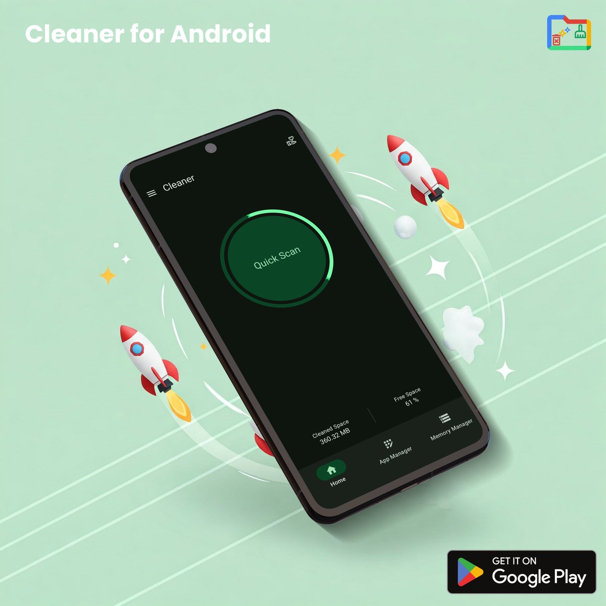 MihaiCristianC's tweet photo. 🚀 Boost your Android's speed! 🚀 Download our FREE Cleaner app and reclaim valuable storage. #AndroidCleaner #PhoneOptimization #GooglePlay

https://t.co/c0M4iRJ9WH https://t.co/jM1DjIYbUI