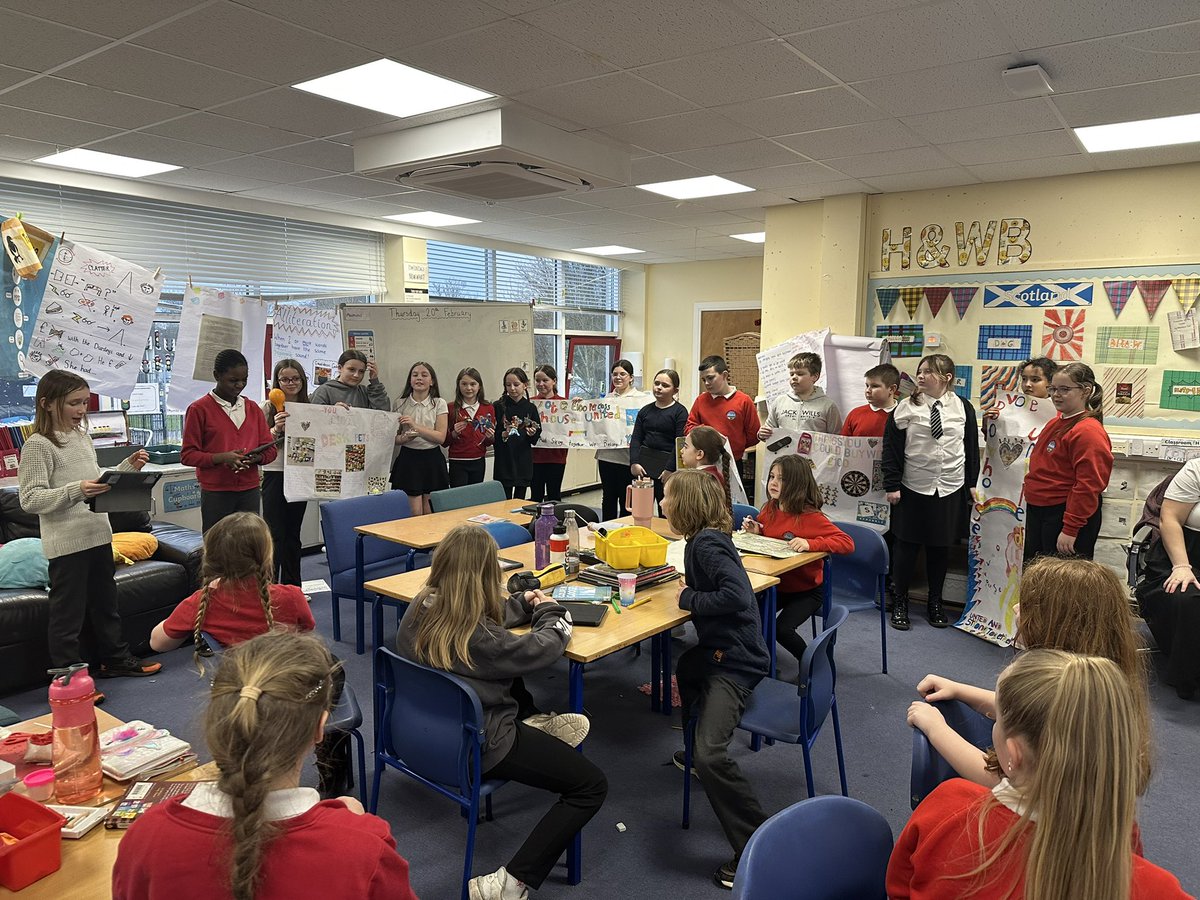 Campaigning for votes.