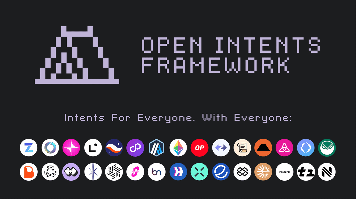 Ethereum’s Open Intents Framework Dropped Yesterday ⛺

Explained (Like You’re 5… and Then 25)

30+ teams are uniting behind to unify fragmented L2s into one seamless experience.

Dive into bite-sized 🍕 Q&amp;A to get the scoop ↓
